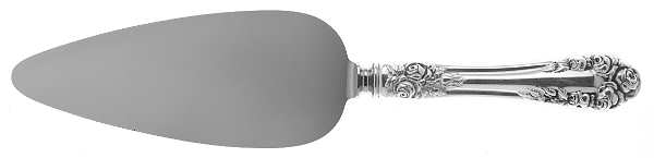 Normandy Rose (Sterling) Pie Server with Stainless Blade