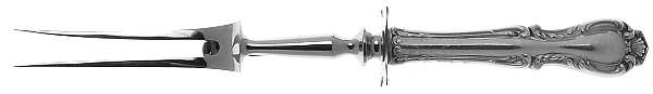Cello (Sterling) Small Steak Carving Fork with Stainless Prongs