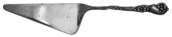 NIJ4 (SILVERPLATE) Large Solid Pie Knife