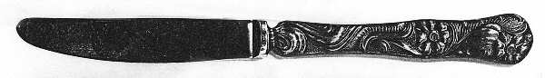 NIJ4 (SILVERPLATE) Individual Fruit Knife with Stainless Blade