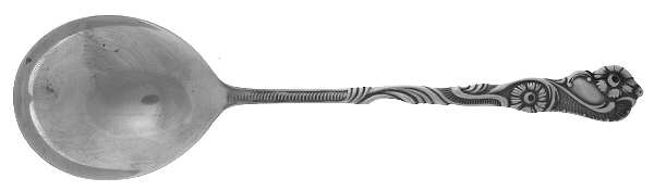 NIJ4 (SILVERPLATE) Solid Salad Serving Spoon