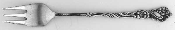 NIJ4 (SILVERPLATE) Pastry Fork