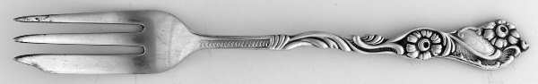 NIJ4 (SILVERPLATE) Individual Pie Fork