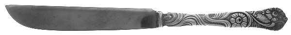 NIJ4 (SILVERPLATE) Cheese Knife with Stainless Blade