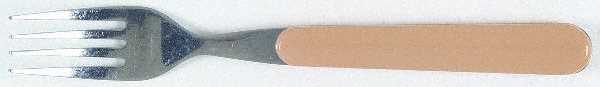Solid Color Light Peach (Stainless) Fork