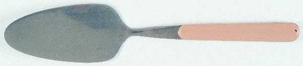 Solid Color Light Peach (Stainless) Solid Pie Server