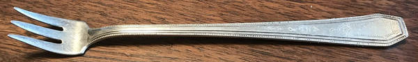 S.E.B. Three (Silverplate) Cocktail/Seafood Fork
