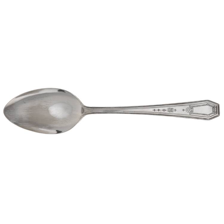 S.E.B. Three (Silverplate) Place/Oval Soup Spoon by National Silver Co