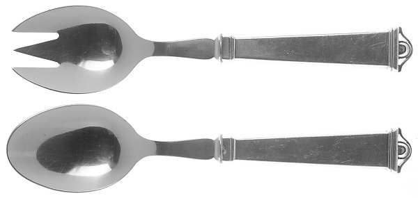 NIL2 (STERLING) 2 Pc Salad Set with Stainless Bowl