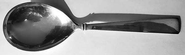 NIL3 (STERLING) Vegetable Serving Spoon (Solid)