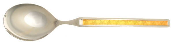 Eros-Gold (Stainless) Solid Smooth Casserole Spoon