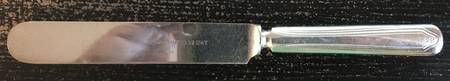 NTS41 (Silverplate) Blunt Hollow Knife