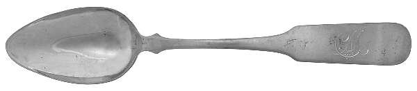 NHC2 (COIN, POINTED WINGS) Five O'Clock Teaspoon