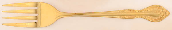 Golden Rexford (Gold Electroplate) Individual Salad Fork