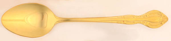 Golden Rexford (Gold Electroplate) Place/Oval Soup Spoon