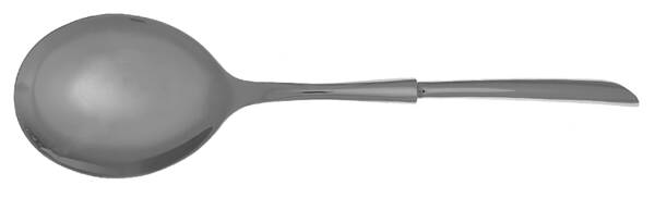 Frond (Stainless) Casserole Spoon with Smooth Stainless Bowl HC