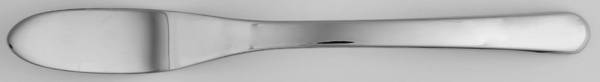 Aura (Stainless) Flat Handle Master Butter Knife