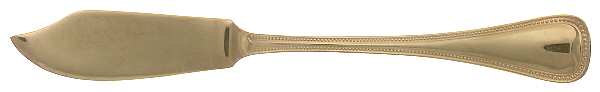 NTV2 (Gold Electroplate) Individual Solid Fish Knife