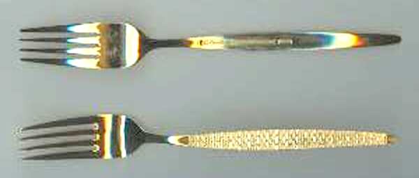 Golden la Concha (Gold Electroplate) Fork