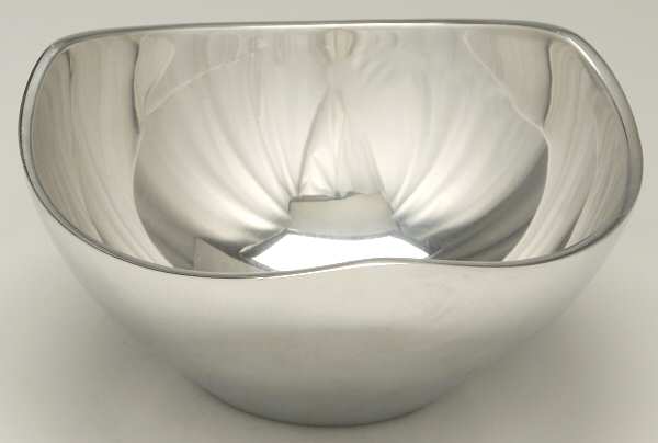Tri-Corner (Hollowware, Metal) 9" Triangular Bowl by Nambe