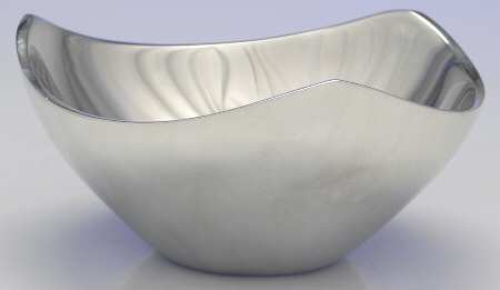 Tri-Corner (Hollowware, Metal) 7" Triangular Bowl