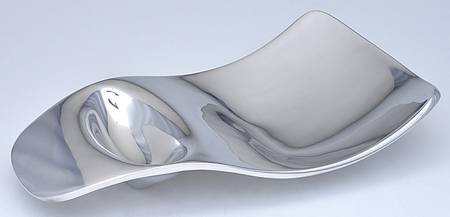 Lounge (Hollowware, Metal) Large 1 Piece Chip & Dip Set