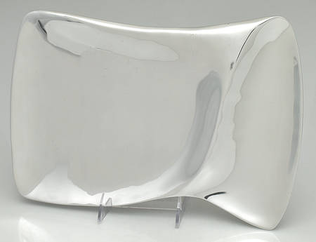 Twist (Hollowware, Metal) 14" Rectangular Divided Tray