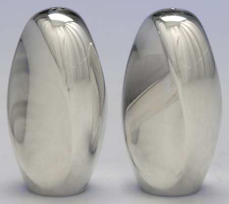 Twist (Hollowware, Metal) Salt & Pepper Set