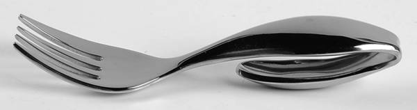 Baby Nambe (Stainless) Curved Handle Baby Fork