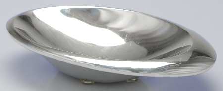Dune (Hollowware, Metal) 7" Oval Bowl