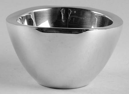 Trio (Hollowware, Metal) Center Metal Condiment Bowl