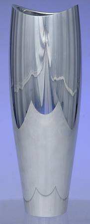 Ellipsis (Metal, Hollowware) 11" Vase