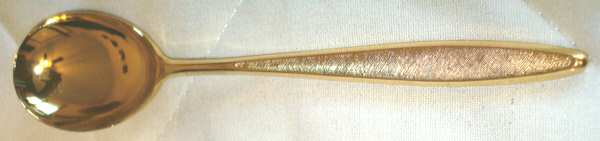 Golden Napoli (Gold Electroplate) Sugar Spoon