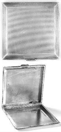 NWS1 (Sterling, Hollowware) Cigarette Case