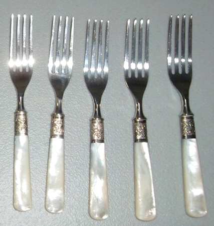 Pearl Handle Flatware 4 (Sterling) Pearl Handle Fork
