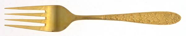 Narcissus-Gold (Gold Electroplate) Individual Salad Fork