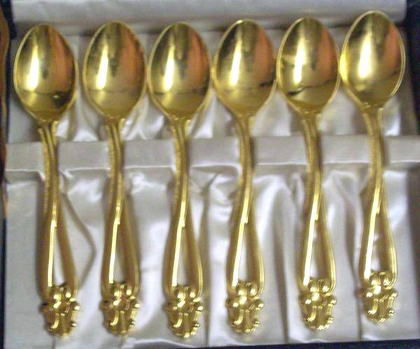 Antoinette (Gold Electroplate) Teaspoon