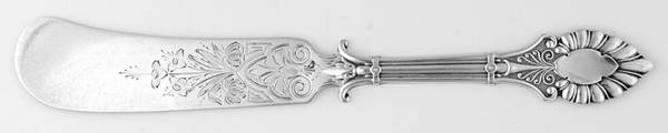 Emperor (Coin, 1872) Flat Handle Bright Cut Master Butter