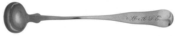Coin Silver Flatware Mustard Spoon