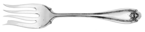 Abington (Silverplate, 1910) Medium Solid Cold Meat Serving Fork