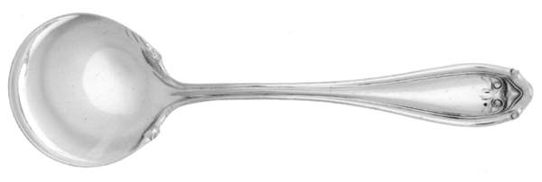 Abington (Silverplate, 1910) Round Bowl Soup Spoon (Bouillon)