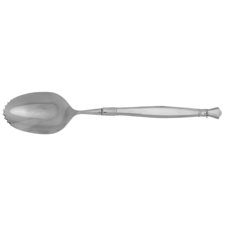 Act I (Stainless, Glossy Handle & Bowl) Fruit/Orange Spoon Individual, Serrated Bowl HC