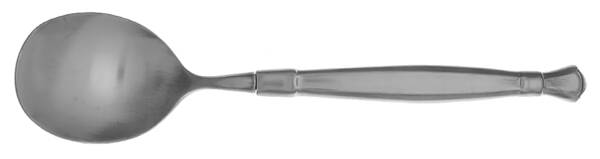 Act II (Stainless, Satin Handle & Satin Bowl) Round Bowl Soup Spoon (Cream Soup) HC