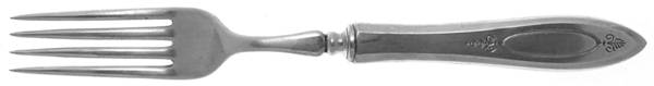 Adam (Silverplate, 1917) Hollow Handle Fork