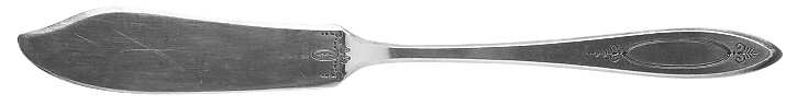 Adam (Silverplate, 1917) Flat Handle Master Butter Knife