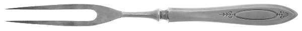 Adam (Silverplate, 1917) Small Solid Steak Carving Fork