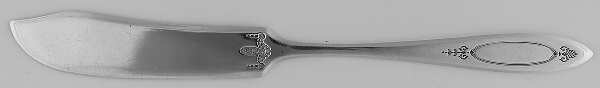 Adam (Silverplate, 1917) Flat Handle Butter Spreader