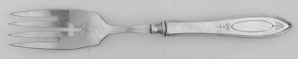 Adam (Silverplate, 1917) Individual Hollow Fish Fork w/Silverplate Tines