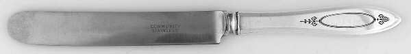 Adam (Silverplate, 1917) Blunt Hollow Handle Knife W/Bolster