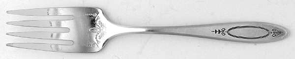 Adam (Silverplate, 1917) Individual Salad Fork